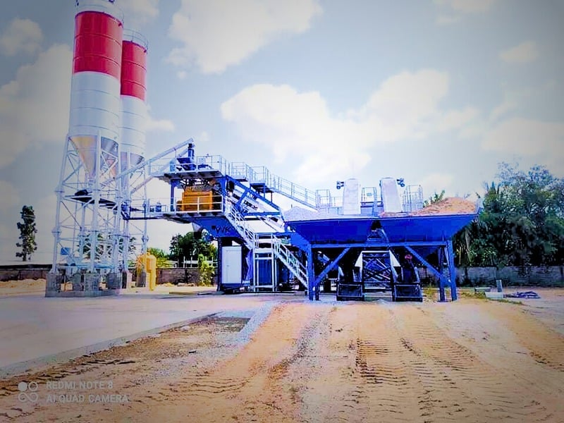 SEMIMOBILE CONCRETE PLANT